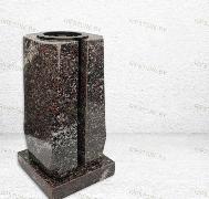 Ваза Бочка из гранита Амфиболит, 28×15×15 см