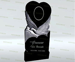 Памятник скульптурный "Сердце на крыльях голубя"