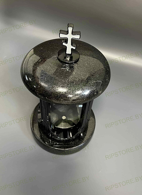 Лампада классика (Габбро, Черный) арт:743