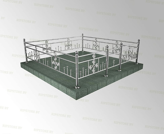 Ограда из нержавеющей стали Н-26
