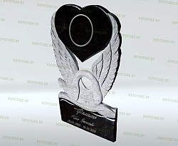 Скульптурный памятник Лебедь