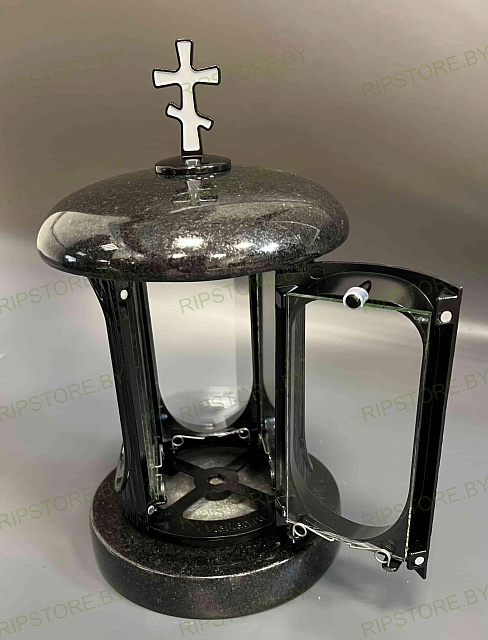 Лампада классика (Габбро, Черный) арт:743