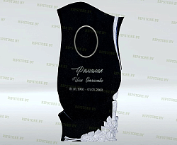 Памятник скульптурный "Свеча и розы"