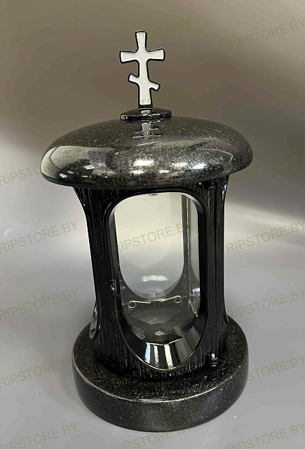 Лампада классика (Габбро, Черный) арт:743