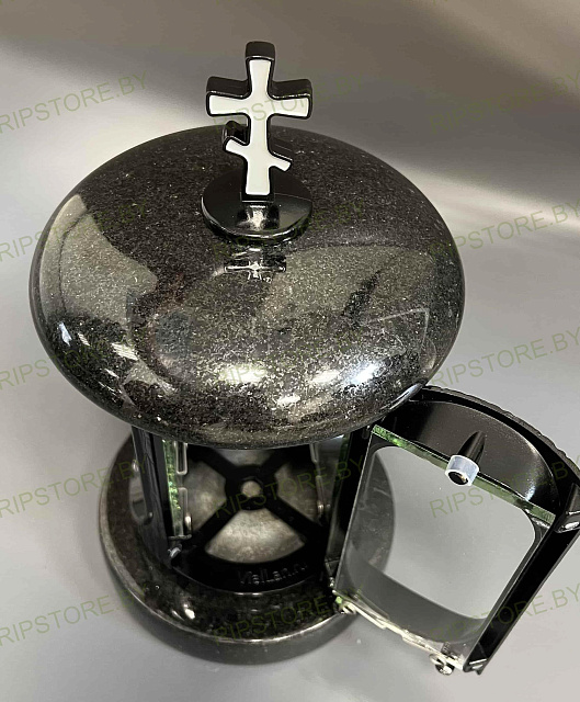 Лампада классика (Габбро, Черный) арт:743