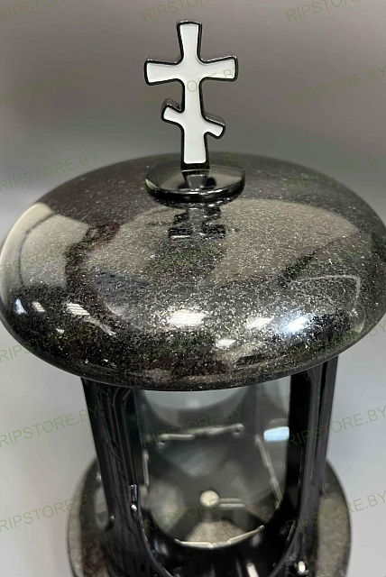 Лампада классика (Габбро, Черный) арт:743