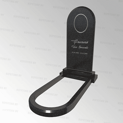 Элитный гранитный памятник К-25 Габбро Диабаз